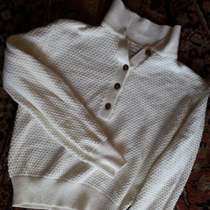 NWOT UO Quarter Button Sweater
